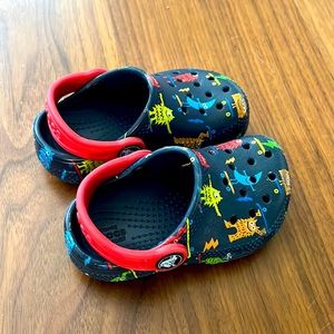 Toddler Monster Crocs Size 6